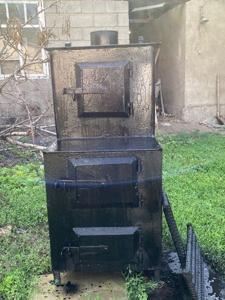 железная печь